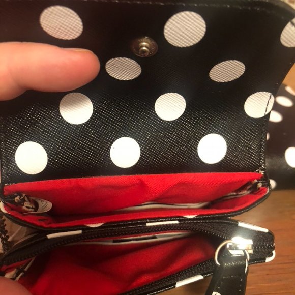 Polka Dot Wallet and Change Purse set - Picture 2 of 5